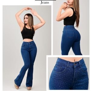 PANTALON DE MEZCLILLA ACAMPANADO MOD. 592