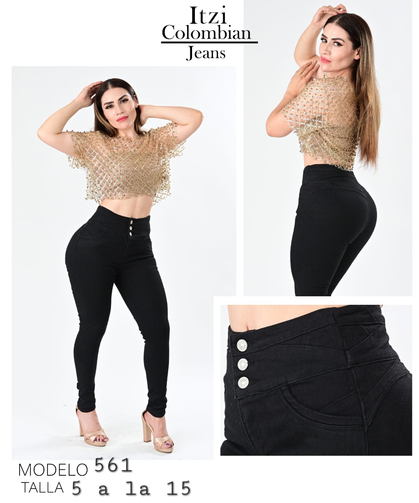 PANTALON DE MEZCLILLA MOD. 561