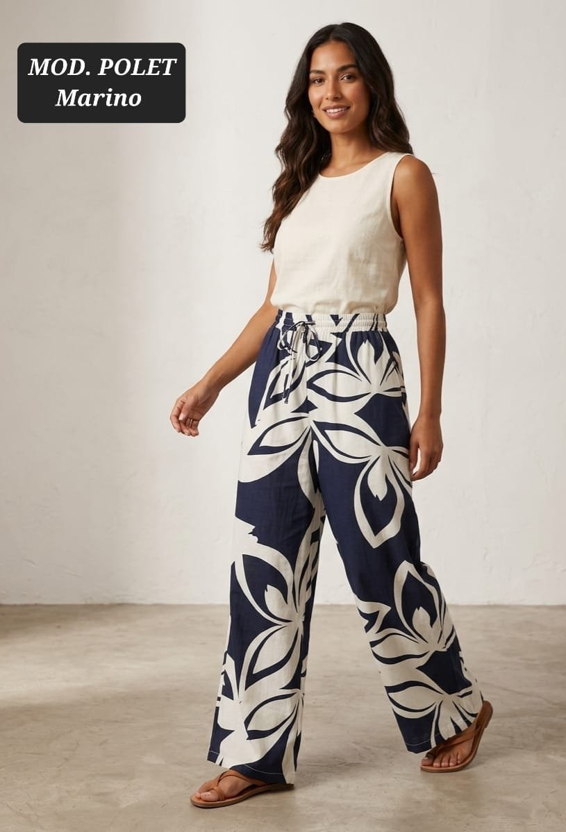 PANTALON DE DAMA MOD. POLET MARINO
