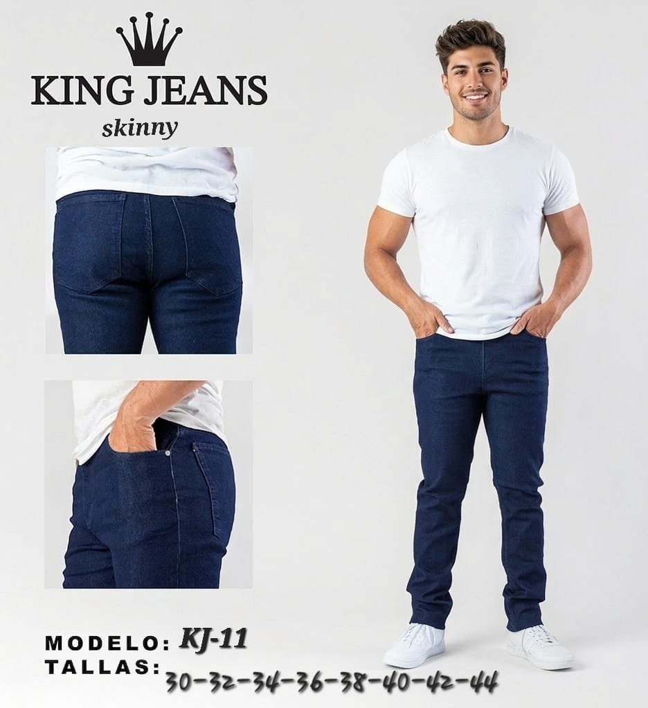 PANTALON DE MEZCLILLA CABALLERO MOD. KJ-11