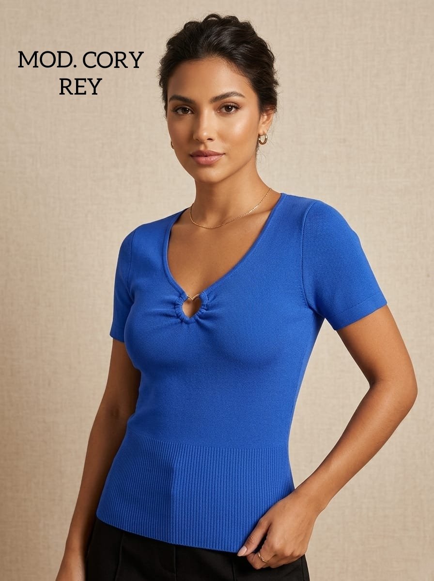 BLUSA BASICA MOD. CORY UNITALLA REY