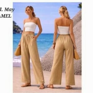 PANTALON DAMA RECTO MOD. MAY CAMEL