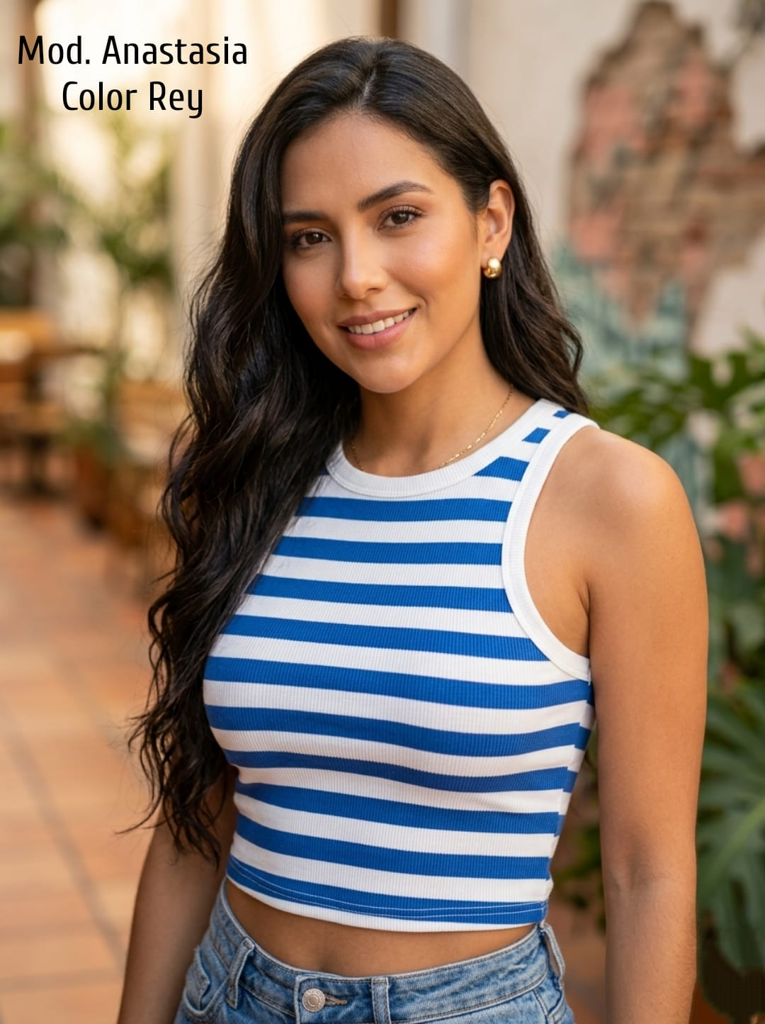 CROP TOP IMPORTACIÓN UNITALLA MOD. ANASTACIA REY