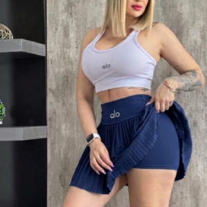 SHORT FALDA DEPORTIVO UNITALLA MOD. ALO-D1 MARINO