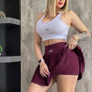 SHORT FALDA DEPORTIVO UNITALLA MOD. ALO-D1 VINO