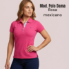 POLO DAMA ROSA MEXICANO