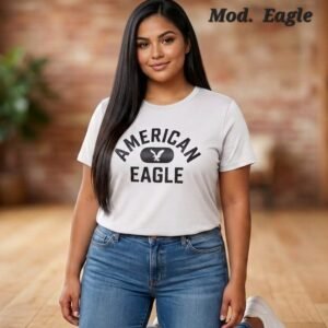 BLUSA OVERSIZE MOD. EAGLE BLANCO