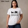 BLUSA OVERSIZE MOD. COACH BLANCO