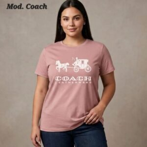 BLUSA OVERSIZE MOD. COACH ROSA PALO