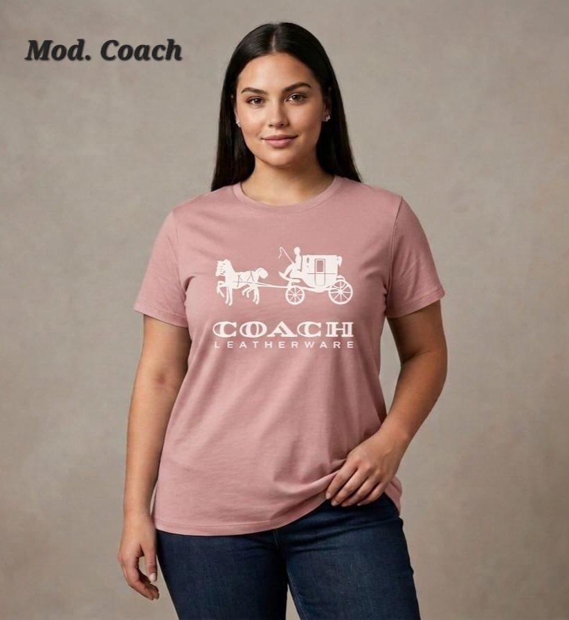 BLUSA OVERSIZE MOD. COACH ROSA PALO