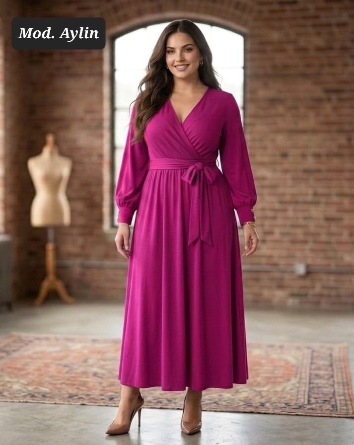 VESTIDO CURVY MOD. AYLIN FIUSHA