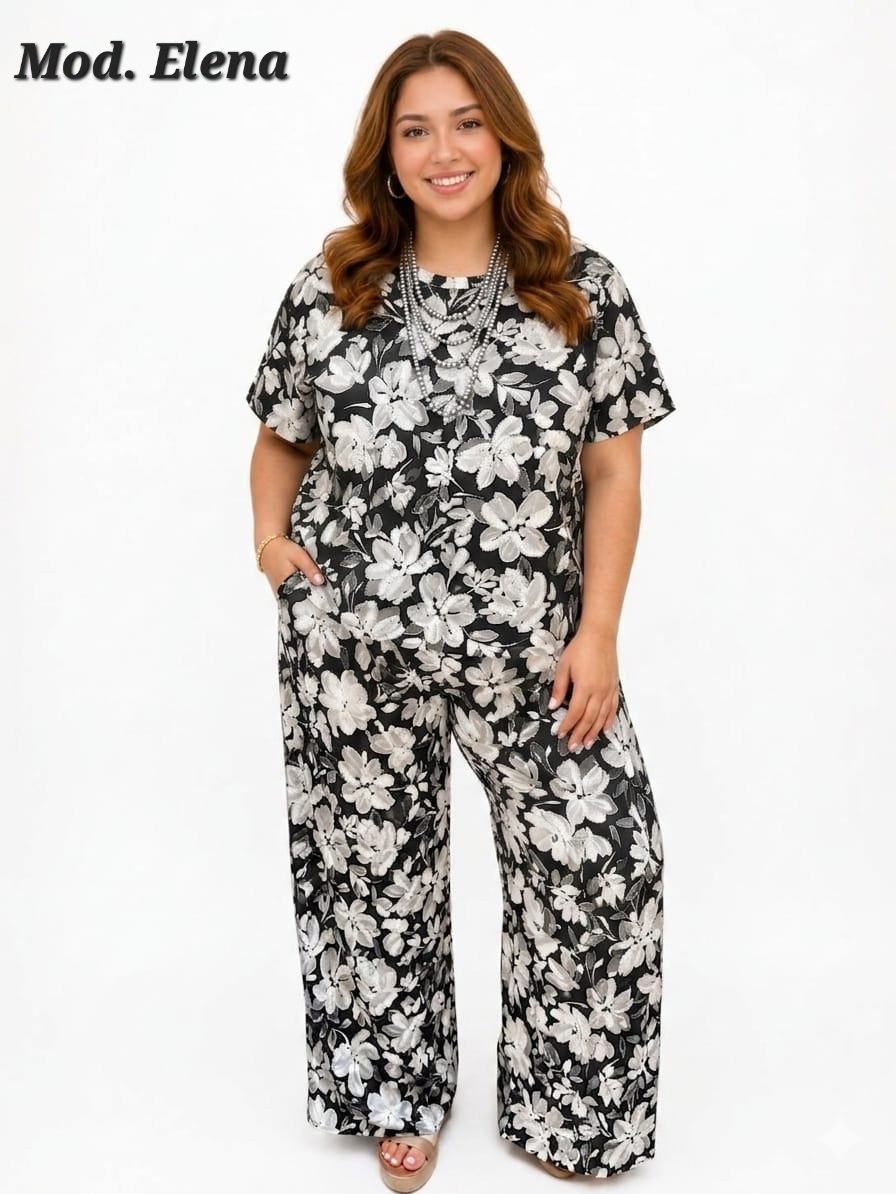 CONJUNTO DE DAMA EXTRA MOD. ELENA NEGRO