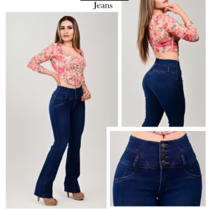 PANTALON DE MEZCLILLA ACAMPANADO MOD. 595