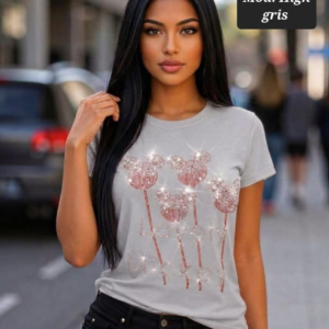 BLUSA DE IMPORTACION MOD. HIGH GRIS