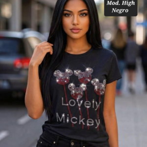 BLUSA DE IMPORTACION MOD. HIGH NEGRO