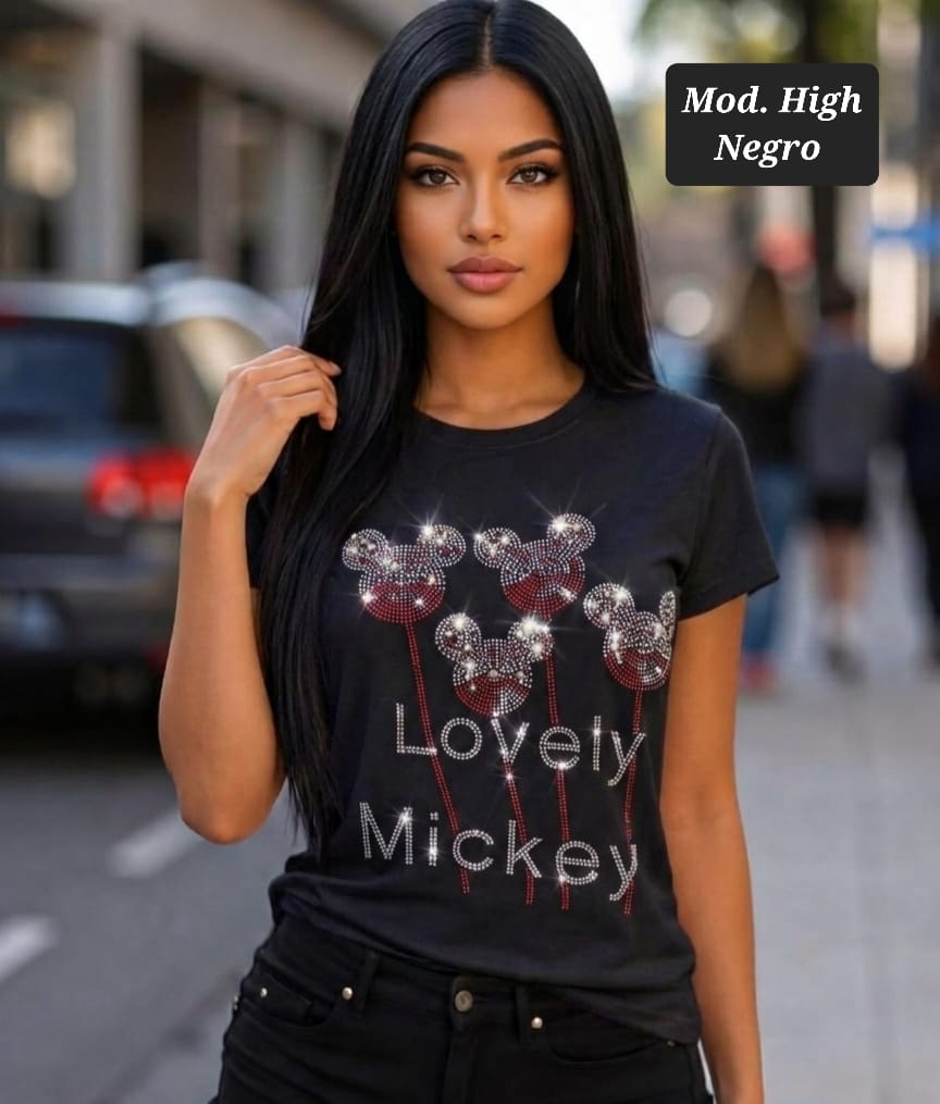 BLUSA DE IMPORTACION MOD. HIGH NEGRO