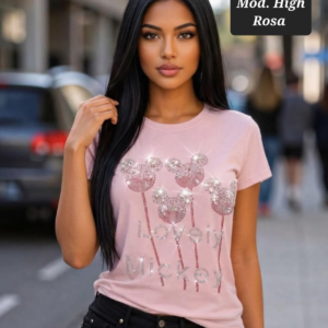 BLUSA DE IMPORTACION MOD. HIGH ROSA
