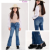 PANTALON DE MEZCLILLA ITZI GIRLS N-09 DESLAVADO