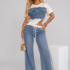 CONJUNTO 2 PIEZAS MOD. KAREN BLANCO