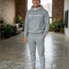 CONJUNTO CA-CHAMPION CABALLERO GRIS