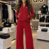 CONJ. PANTS DE DAMA MOD ALO UNITALLA ROJO