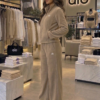CONJ. PANTS DE DAMA MOD ALO UNITALLA KAKI